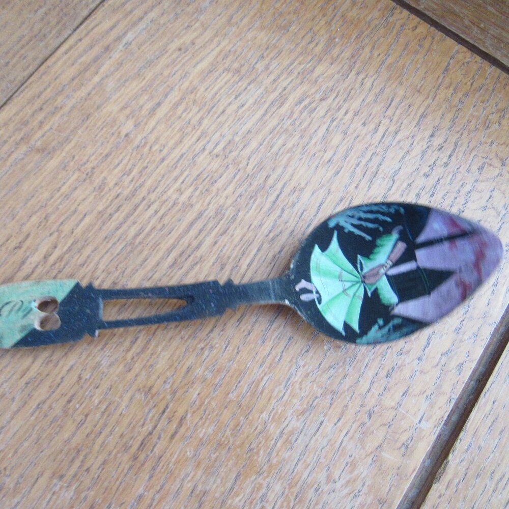 Antique Handmade Wood Spoon
